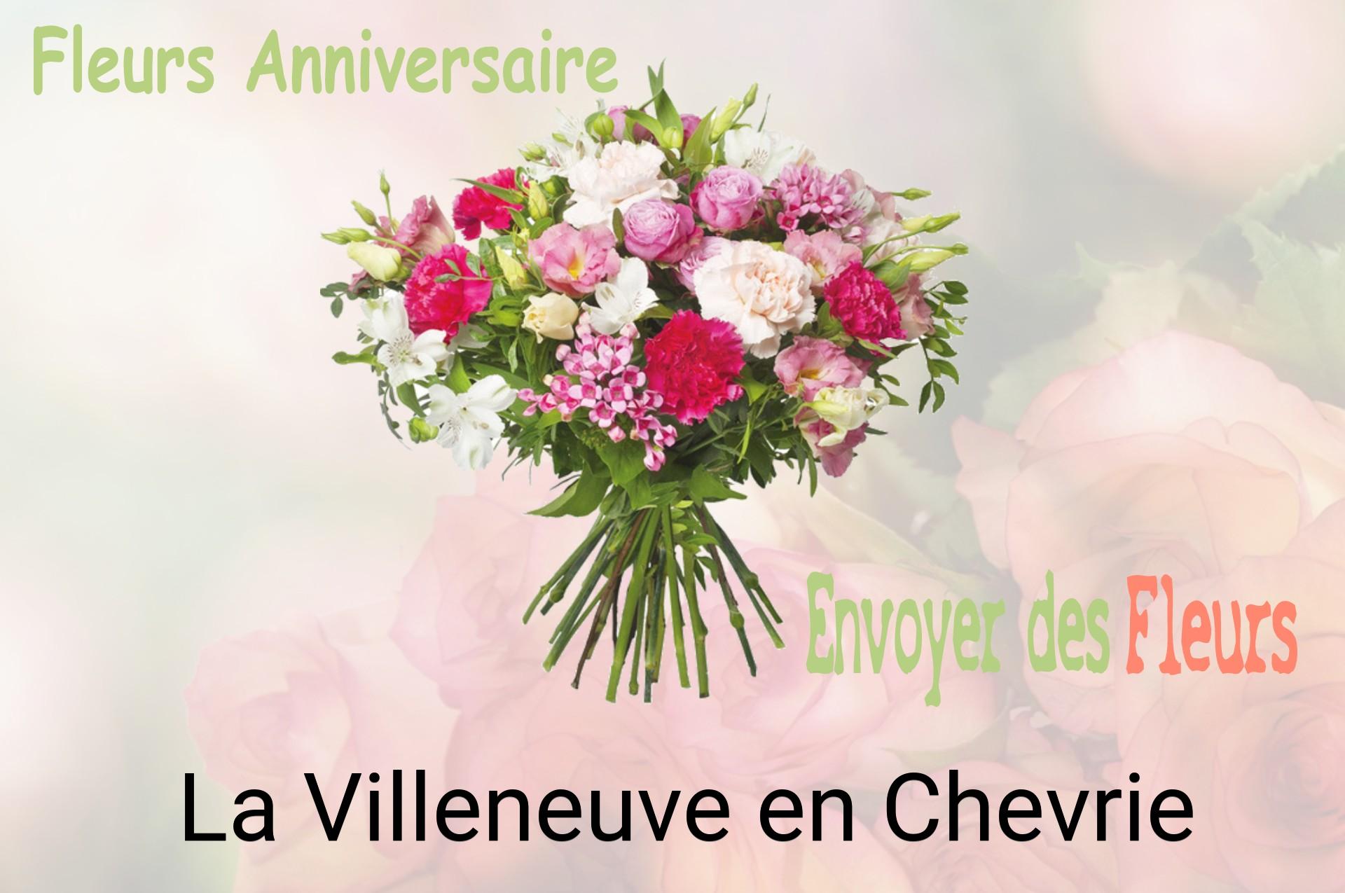 Bouquet de fleurs d’anniversaire livré à La Villeneuve-en-Chevrie